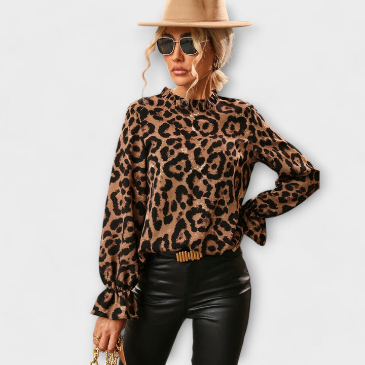 Leoblouse s plisovaným límcem