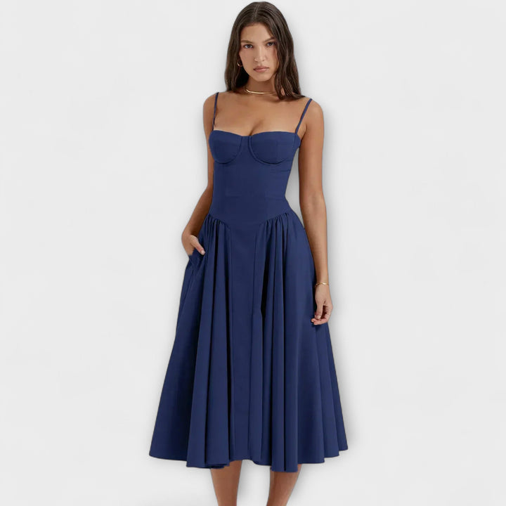 Rosalie - Elegantní Bezramenné Korzetové Šaty