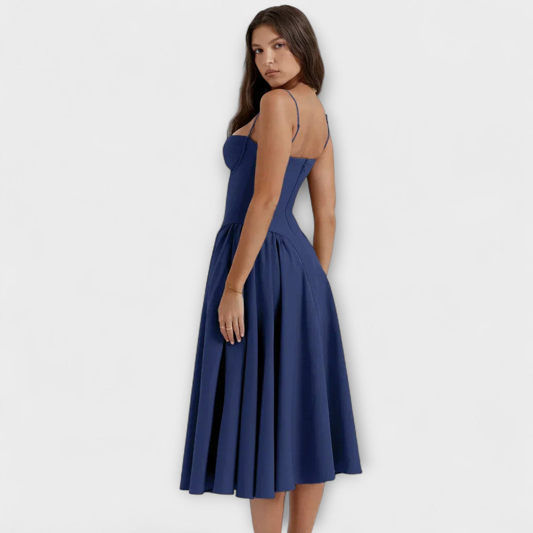 Rosalie - Elegantní Bezramenné Korzetové Šaty