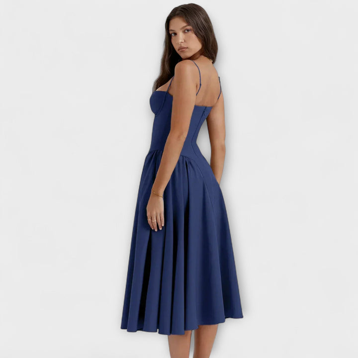 Rosalie - Elegantní Bezramenné Korzetové Šaty