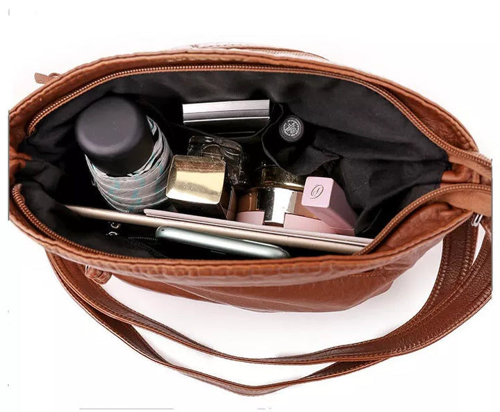 Freya - Kožená kabelka přes rameno