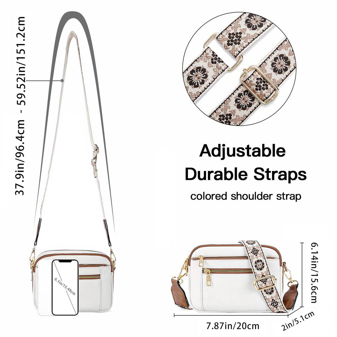 Ella | Větší kožená crossbody kabelka