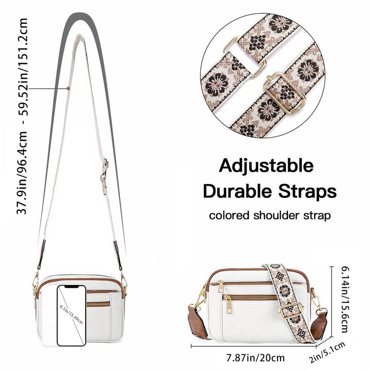 Ella | Větší kožená crossbody kabelka