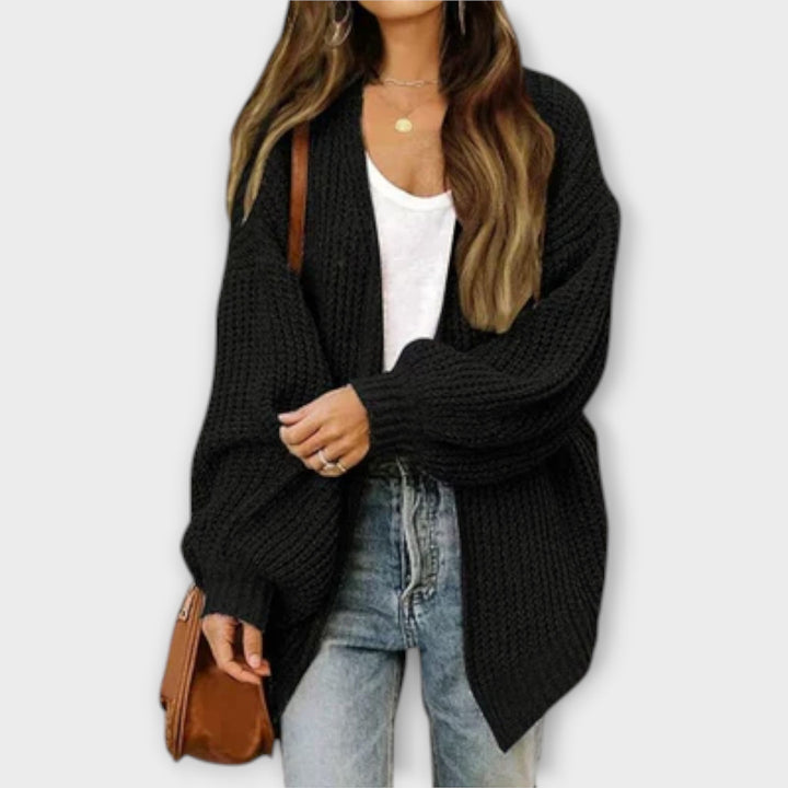 Ležérní pletený cardigan