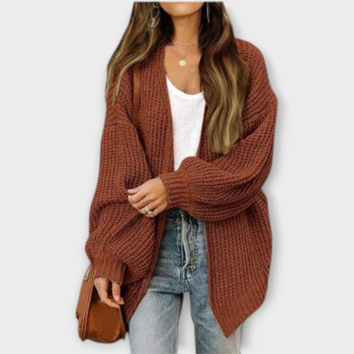 Ležérní pletený cardigan