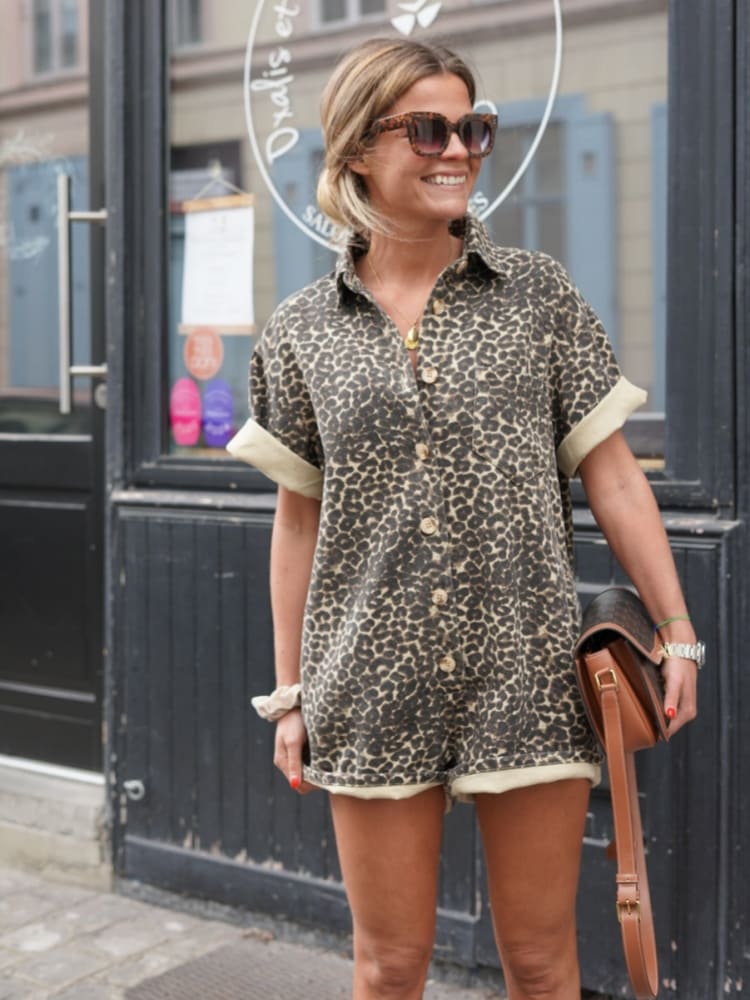 Savanna™ Leopard Overal – Žensky, Odvážný a Letní 🐆