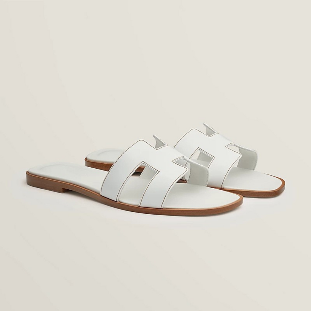 Amélie Chic Sandály – Elegantní kožené pantofle pro každý den