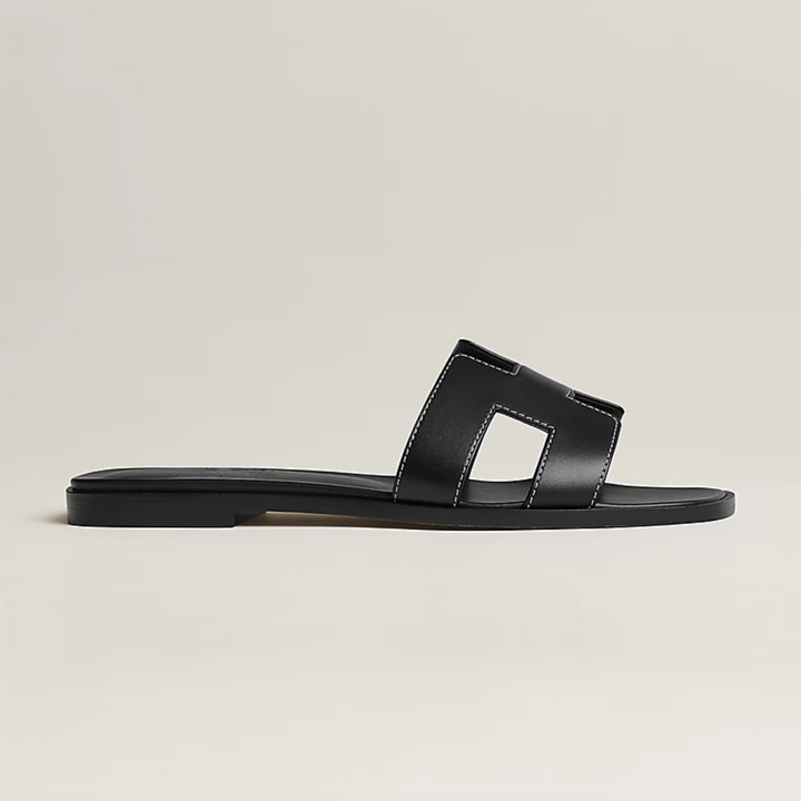 Amélie Chic Sandály – Elegantní kožené pantofle pro každý den