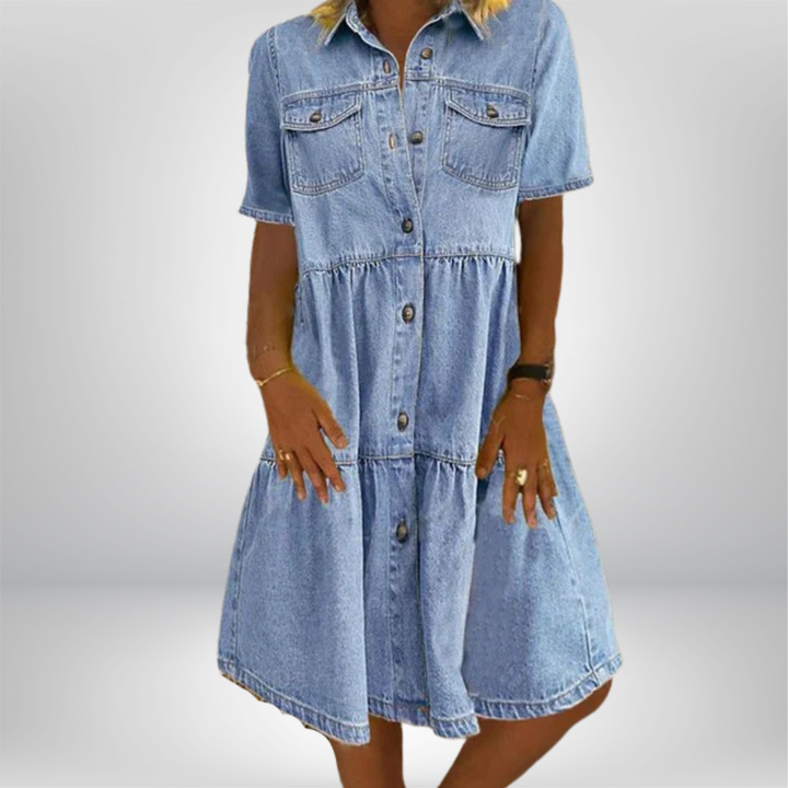 Daria | Boho denimové šaty