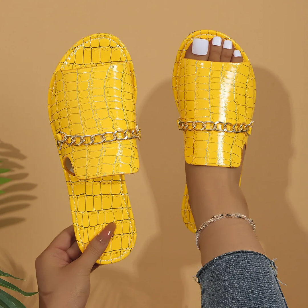 Mira | Luxusní plážové žabky Wedge Flip-Flops