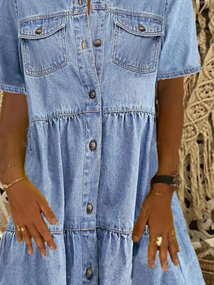 Daria | Boho denimové šaty