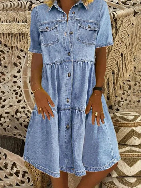 Daria | Boho denimové šaty