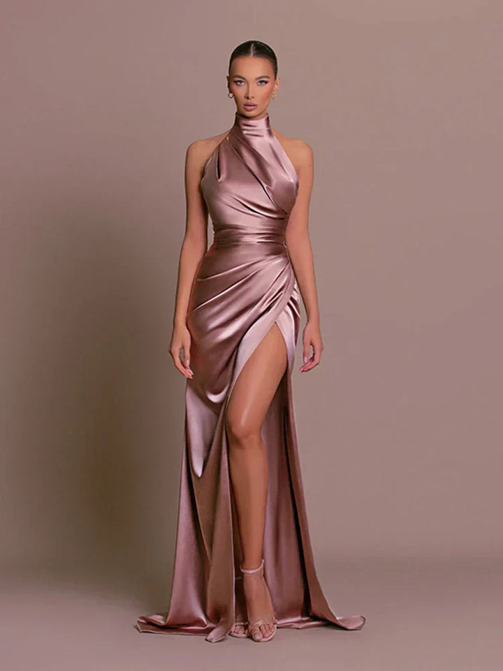 Livia | Elegantní šaty se rozparem