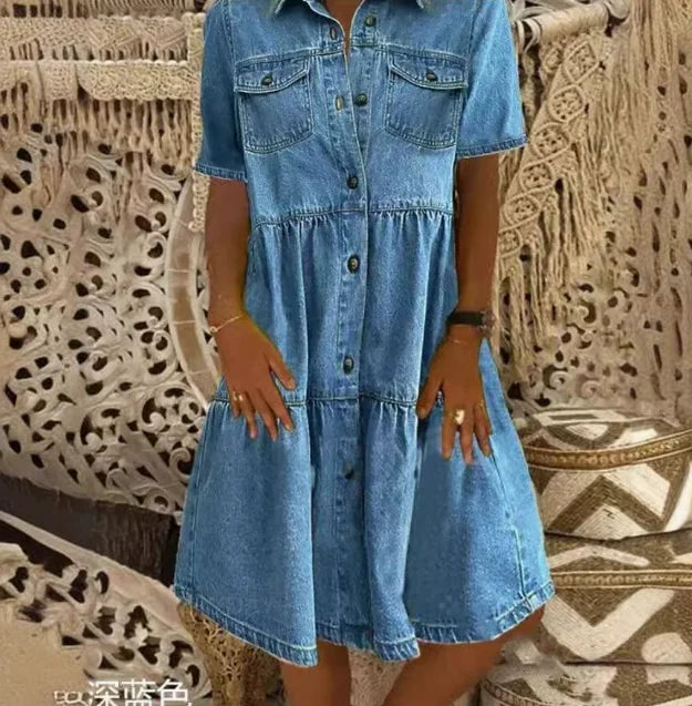 Daria | Boho denimové šaty