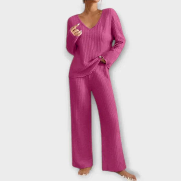 Geribbelde Lounge Set