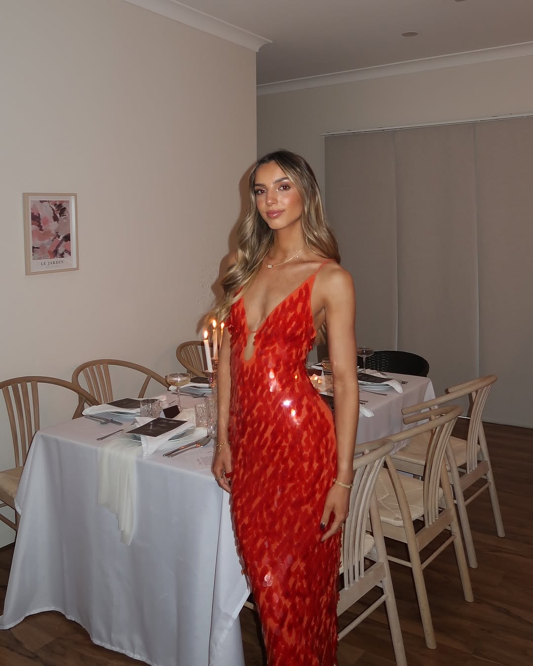 Kalea - Šaty bez rukávů s třpytivými sequinky