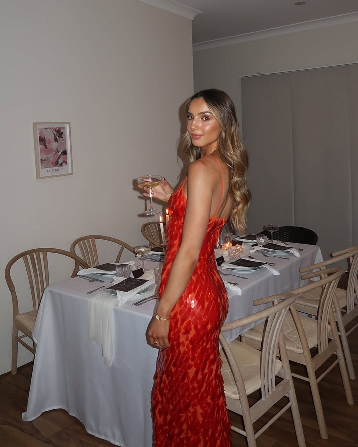 Kalea - Šaty bez rukávů s třpytivými sequinky