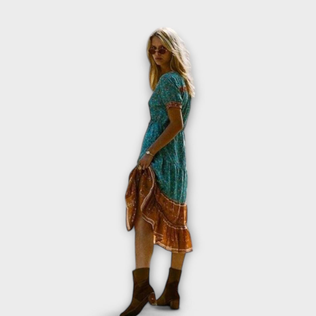 Boho Midi-šaty