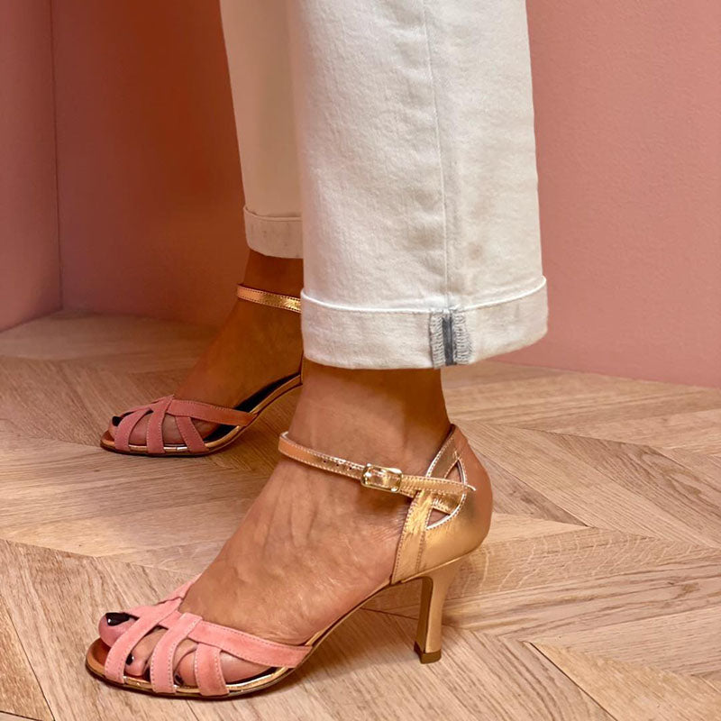 Amalia Heels – Elegantní páskové lodičky s pohodlným podpatkem
