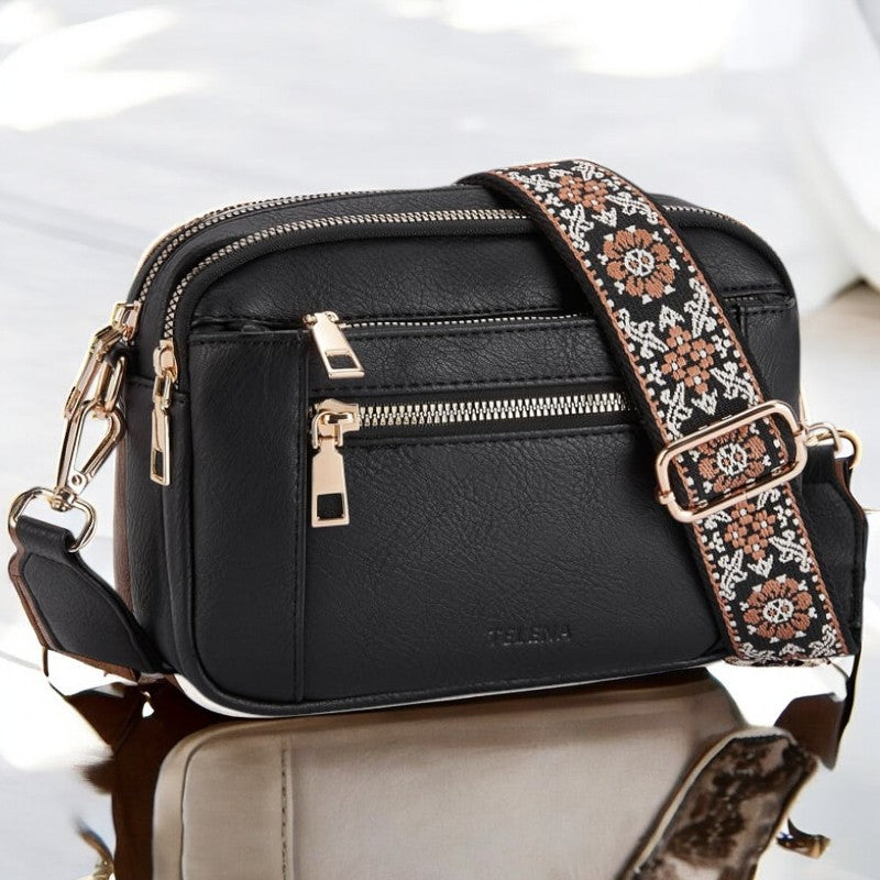 Ella | Větší kožená crossbody kabelka