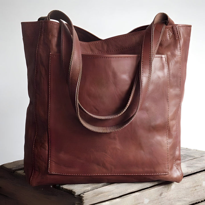 Aveline Luxe Tote – Stylová kožená kabelka přes rameno
