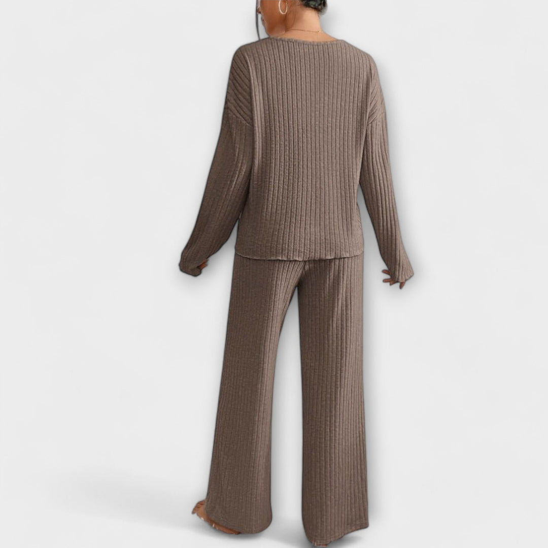 Geribbelde Lounge Set